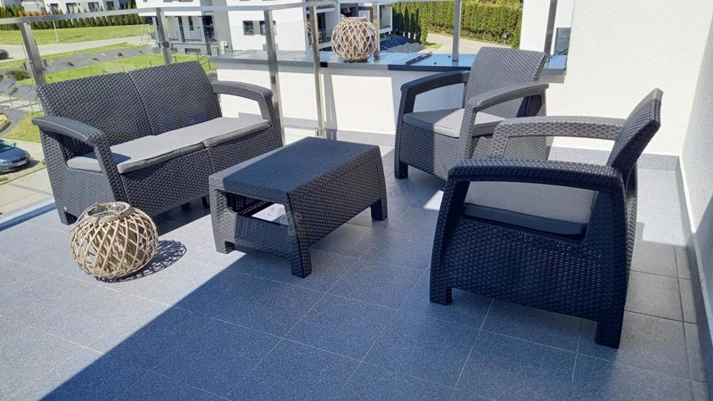 Brand New Patio-Garden Furniture Set for 4 person Rattan-effect